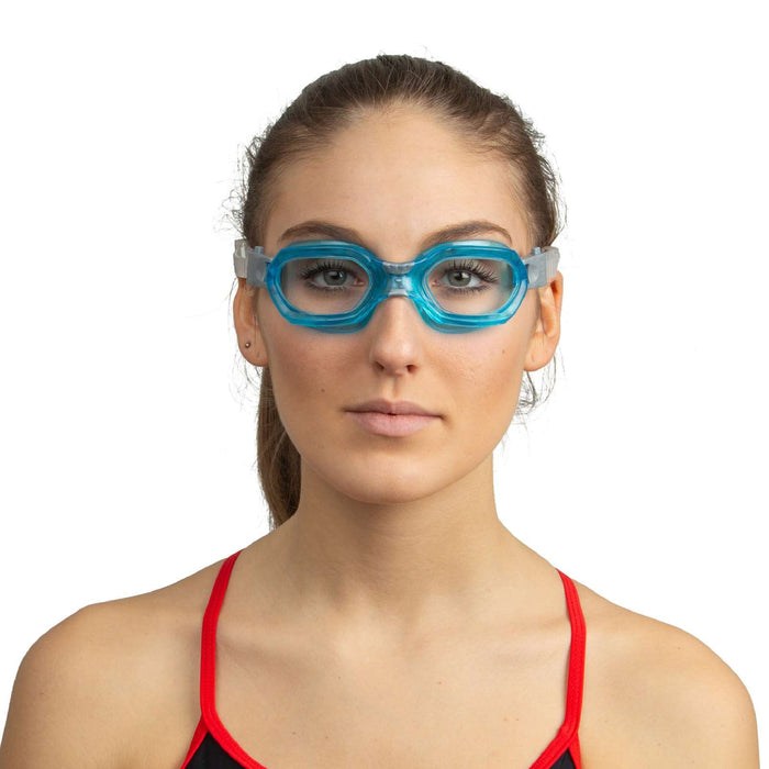 Swimming Googles Aquatech Blue-Clear Silver Seac 152-32AZAG