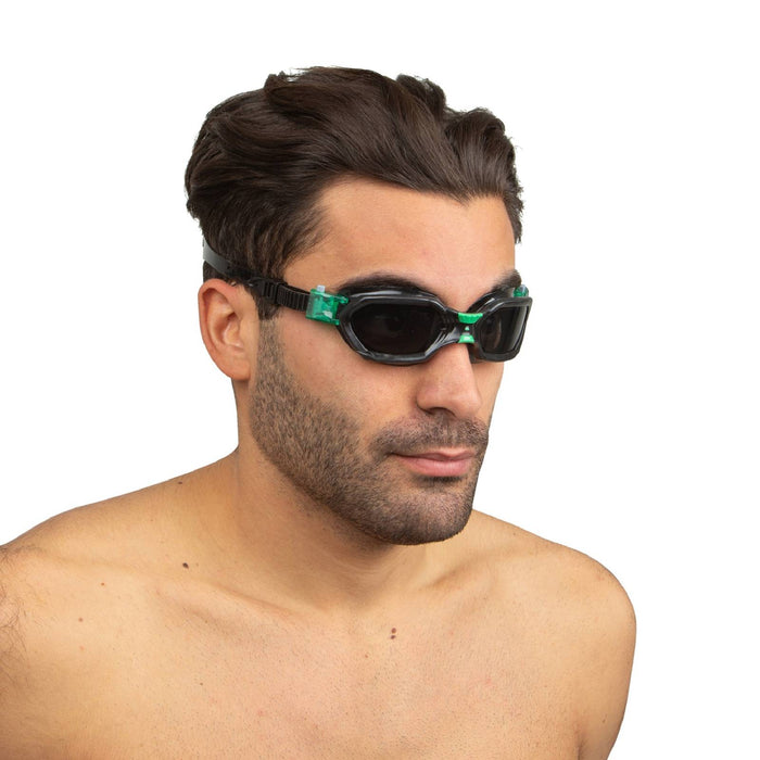 Swimming Googles Aquatech Black-Green Seac 152-32NV
