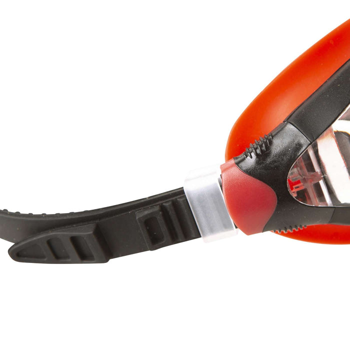 Gafas de natación Ritmo Negro-Rojo Lentes Claras Seac 152-37NR