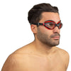 Gafas de natación Ritmo Negro-Rojo Lentes Claras Seac 152-37NR