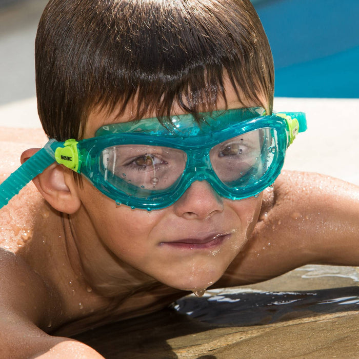 Máscara de natación Matt Niños Turquesa-Lentes Claras Seac 152-40AT