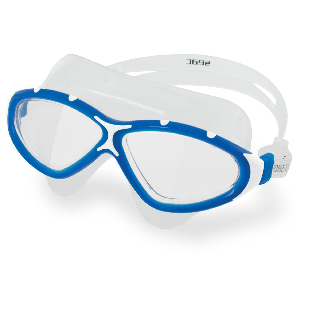 Schwimmmaske Profile Blau-Weiß, klare Gläser Seac 152-42BW-LT
