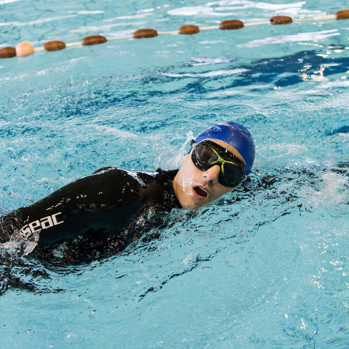 Masque de natation Diablo Noir-Citron Lentilles Fumées Seac 152-50NL-LF