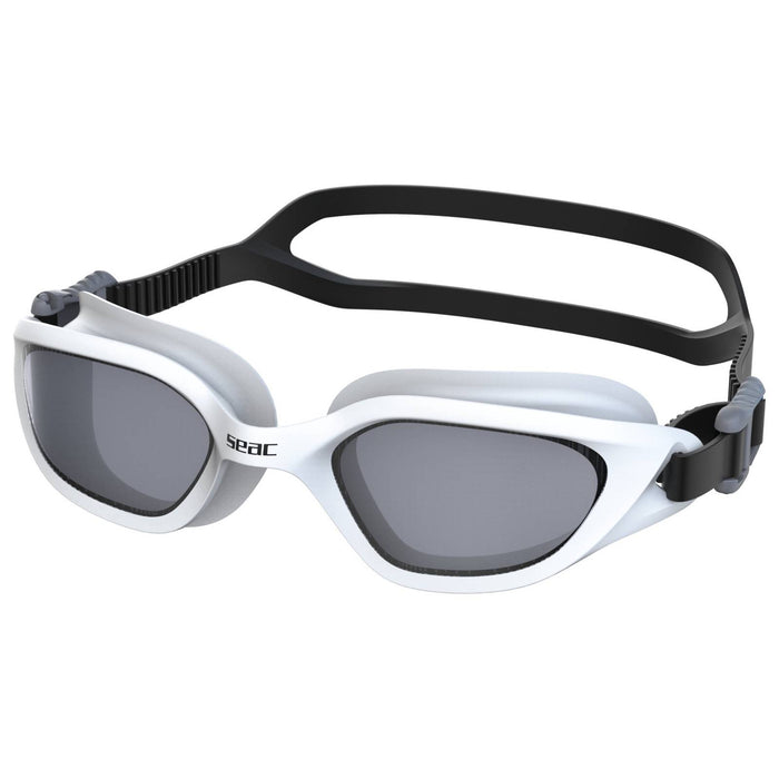 Lunettes de natation Mood Blanches-Noires Lentilles Fumées Seac 152-71WN