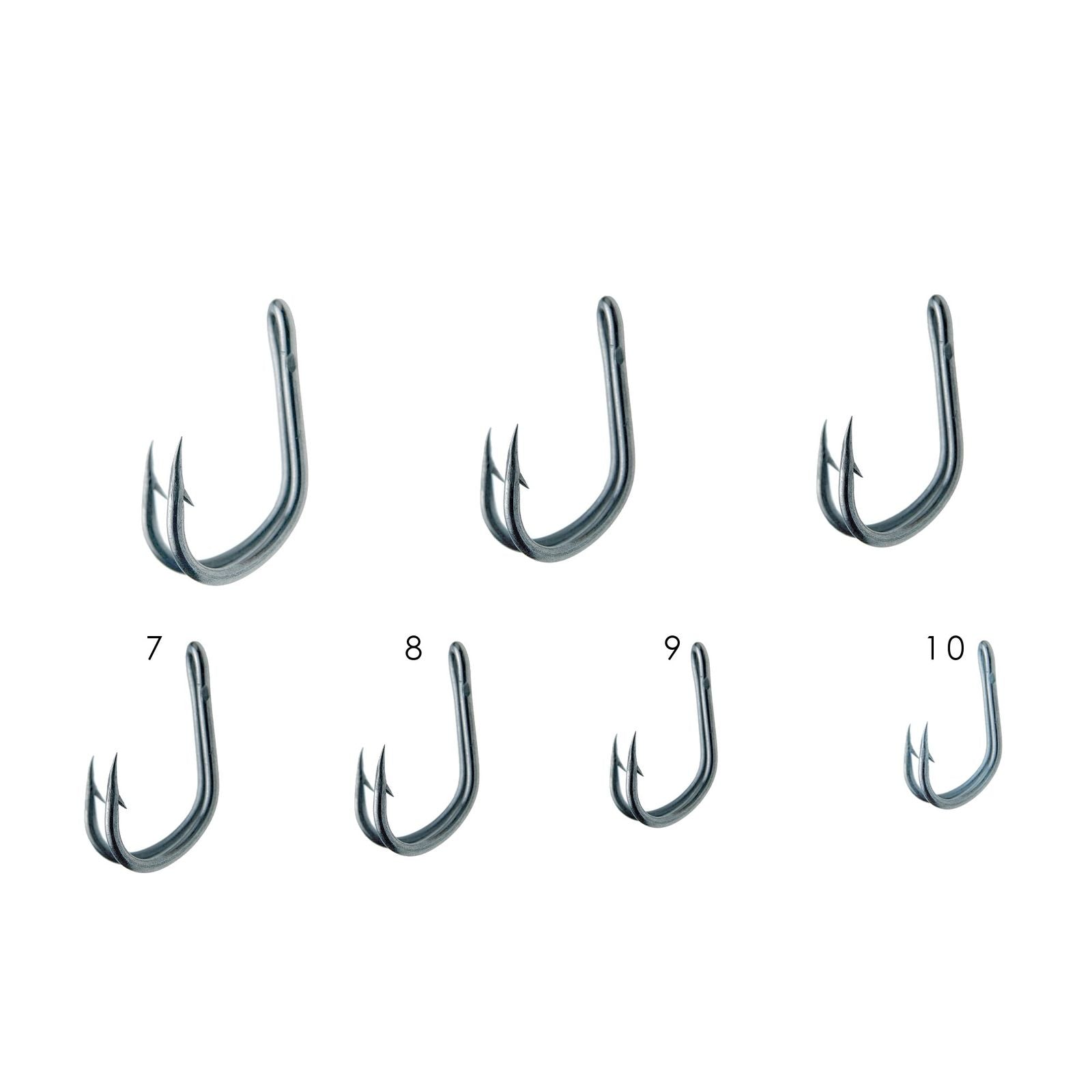 double fish hooks Double Fishing Hooks SS880 Stainless Steel No8 5pcs Expert Predator 15415