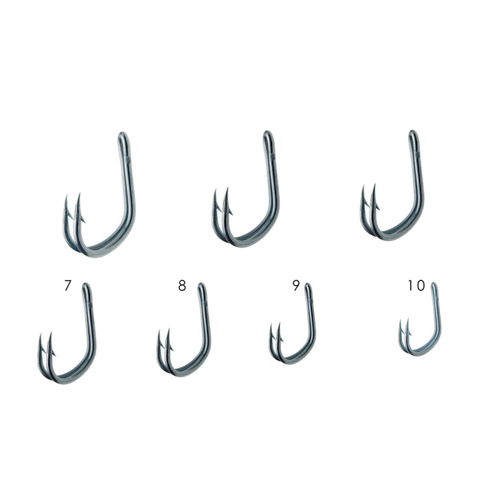 double fish hooks Black Bart Stainless Hookset White Water Outfitters The result is a sharper Mustad Double Troll Hook