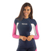 Rash Guard Raa Largo Evo Mujer Azul Oscuro S Seac 155-1-S