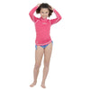 Rash Guard T-Sun Long Fille Enfant Rose 9 Ans Seac 155-13-9
