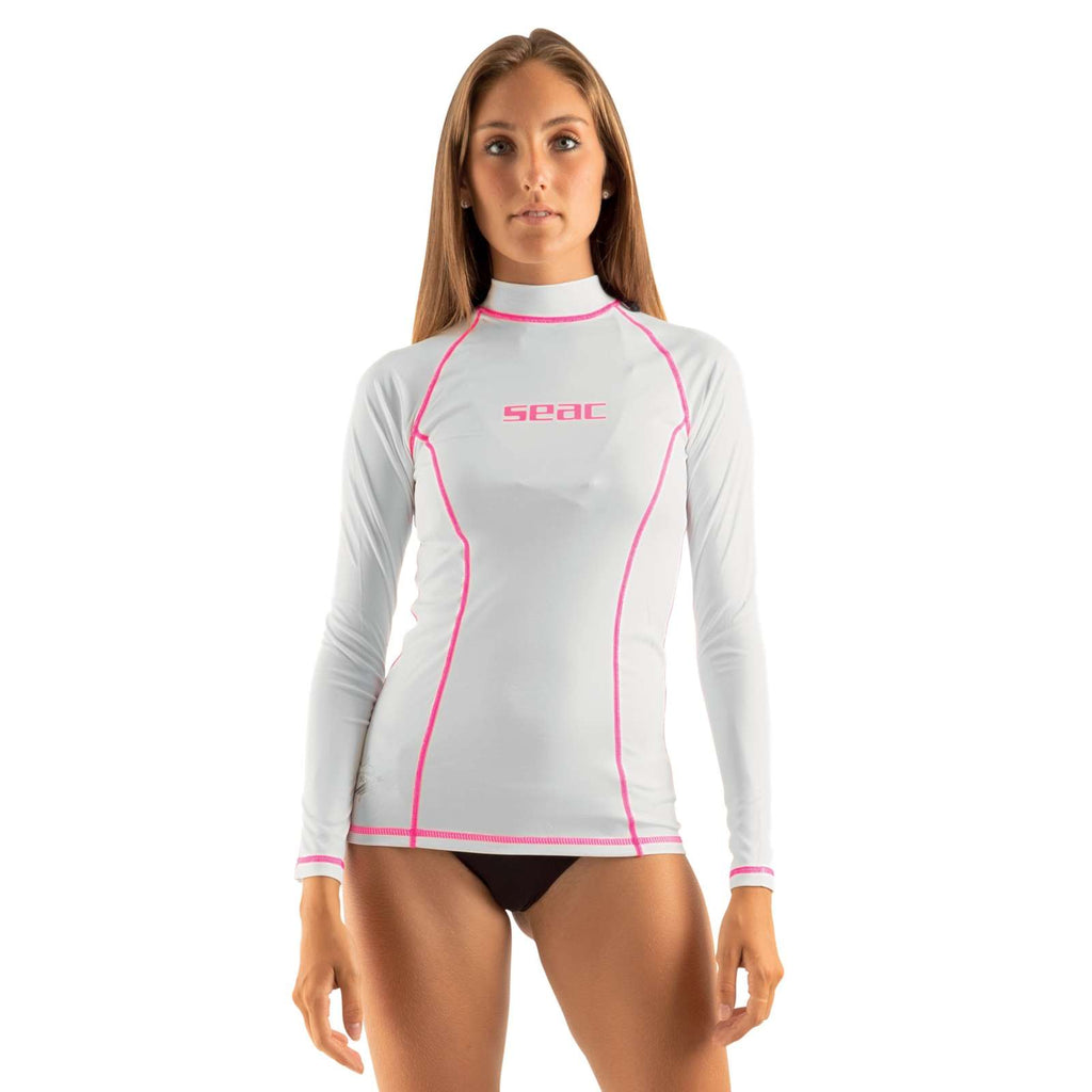 Rash Guard T-Sun Largo Mujer Blanco M Seac 155-15-M