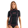 Rash Guard T-Sun Short Woman Black XS Seac 155-19-XS