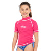 T-shirt Rash Guard T-Sun Court Enfant Fille Rose 11 Ans Seac 155-21-11