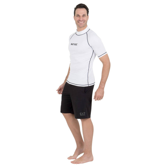 Rash Guard T-Sun Short Man White XL Seac 155-22-XL