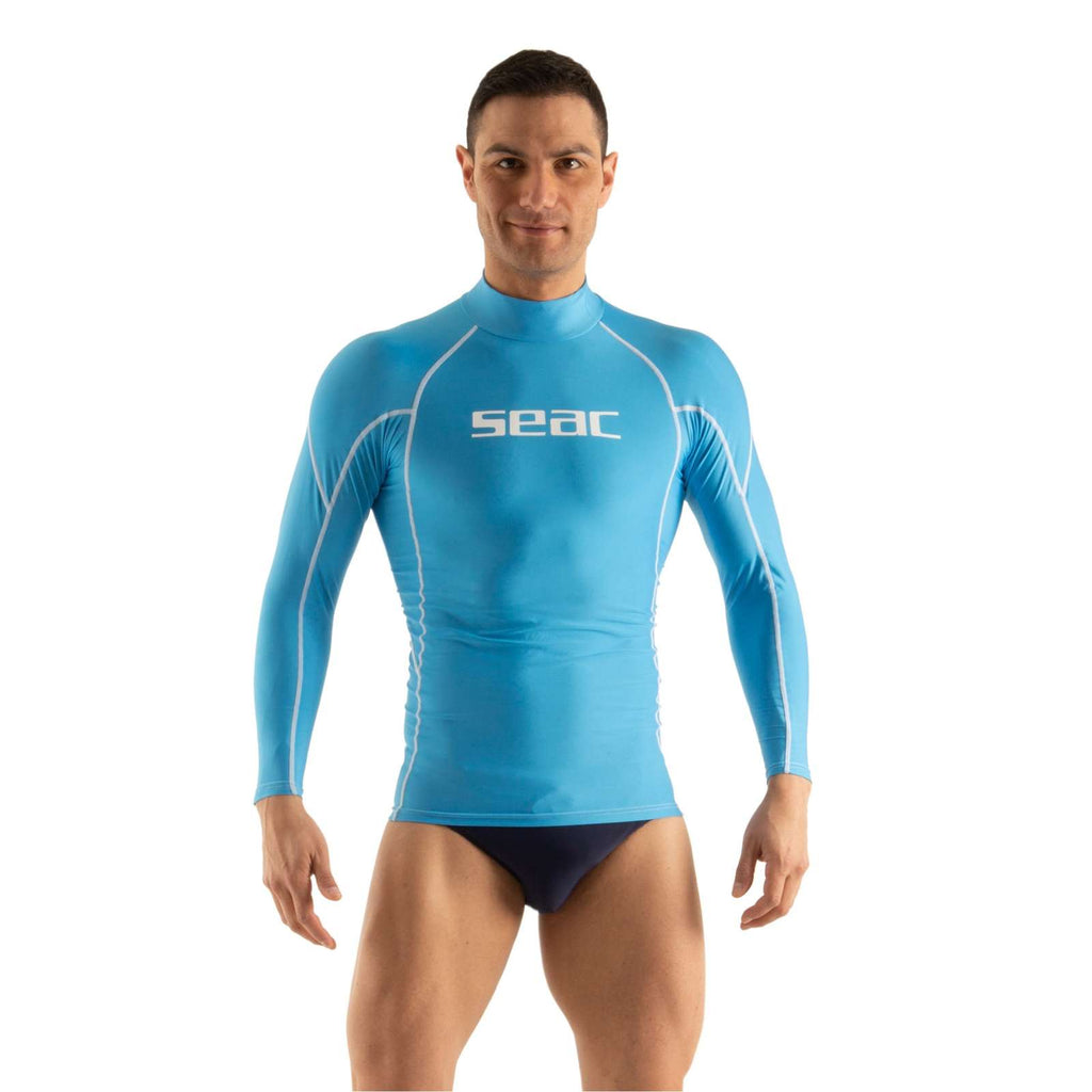 Rash Guard Raa Long Evo Man Light-Blue M Seac 155-29-M