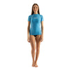 Rash Guard Raa Corto Evo Mujer Azul Claro L Seac 155-32-L