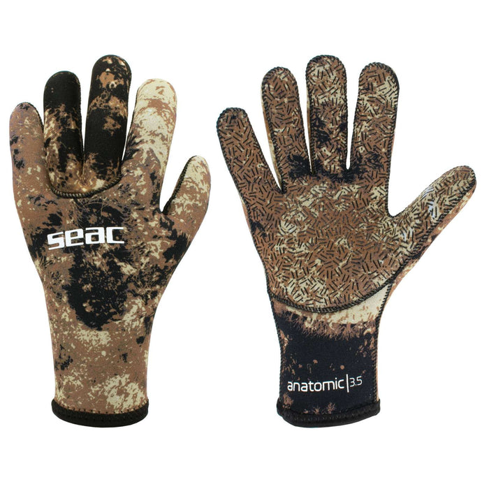 Guantes Anatomic Camo Marrón 3,5mm S Seac 16-3-S