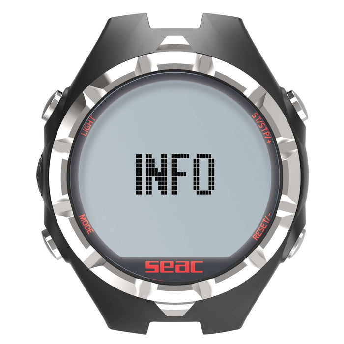 Ordenador de Apnea Freediving Negro-Rojo Seac 160-30NR