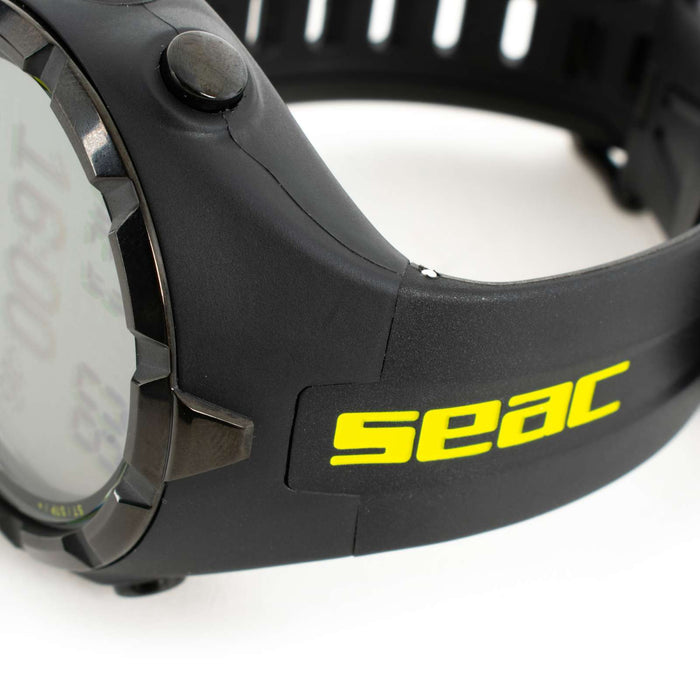 Ordenador de Apnea Freediving Hr Negro-Amarillo Seac 160-31NY