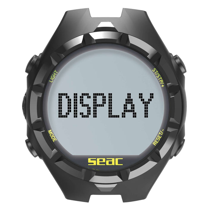 Ordenador de Apnea Freediving Hr Negro-Amarillo Seac 160-31NY