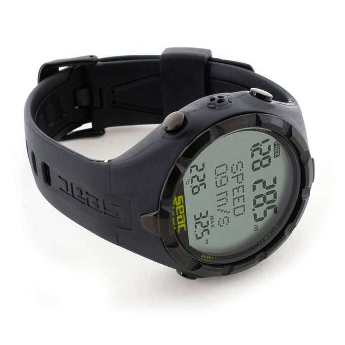 Ordenador de Apnea Freediving Hr Negro-Amarillo Seac 160-31NY