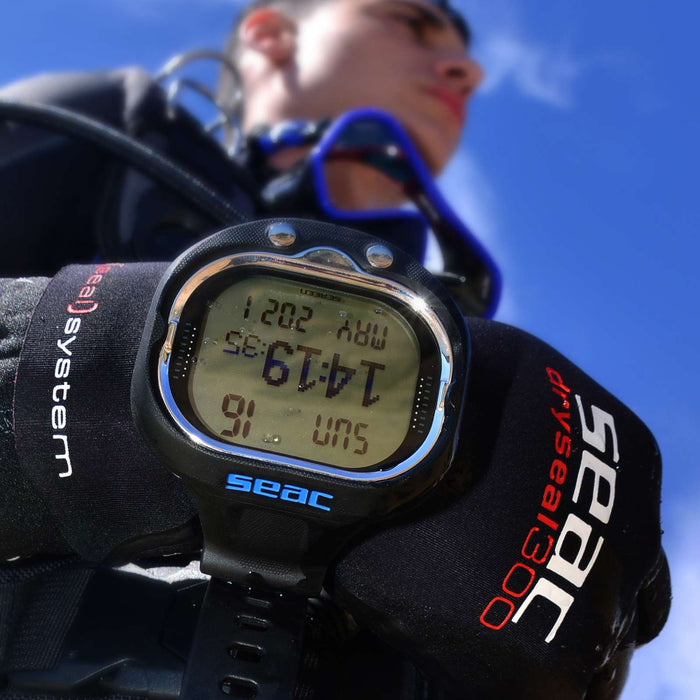 Pantalla de Ordenador Negro-Azul Seac 160-8NB