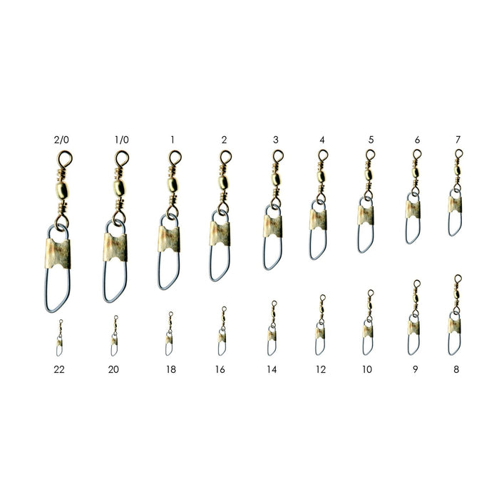 Swivels With Snap 12pcs Gold №4 Expert Predator 16705