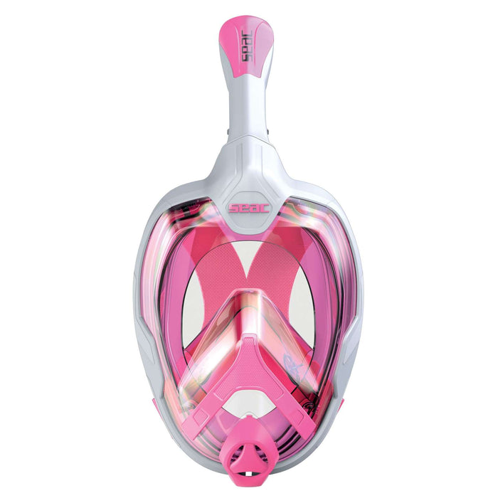 Máscara de buceo de cara completa Magica Blanca-Rosa S-M Seac 170-10WP-SLT