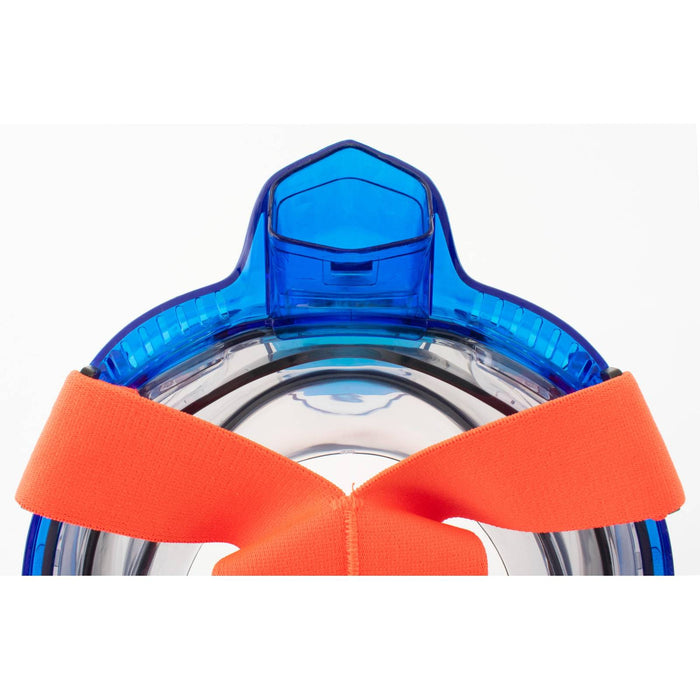 Máscara de buceo de cara completa Magica Gris-Azul-Naranja XS-S Seac 170-14BO-SLT