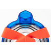 Máscara de buceo de cara completa Magica Gris-Azul-Naranja XS-S Seac 170-14BO-SLT