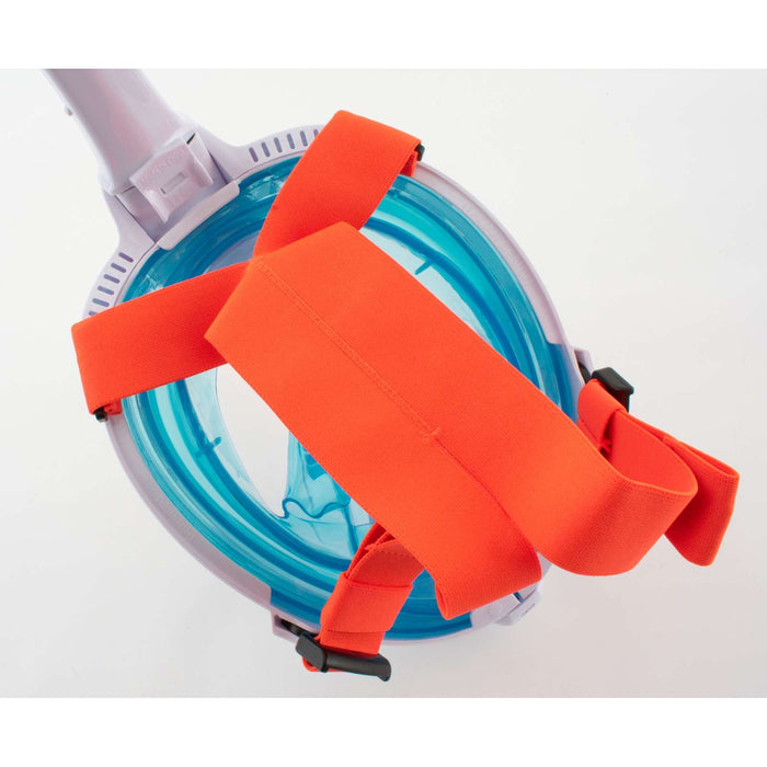 Máscara de buceo de cara completa Magica Blanca-Azul-Naranja XS-S Seac 170-14WO-SLT