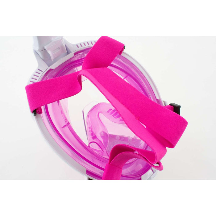 Máscara de buceo de cara completa Magica Blanca-Rosa XS-S Seac 170-14WP-SLT