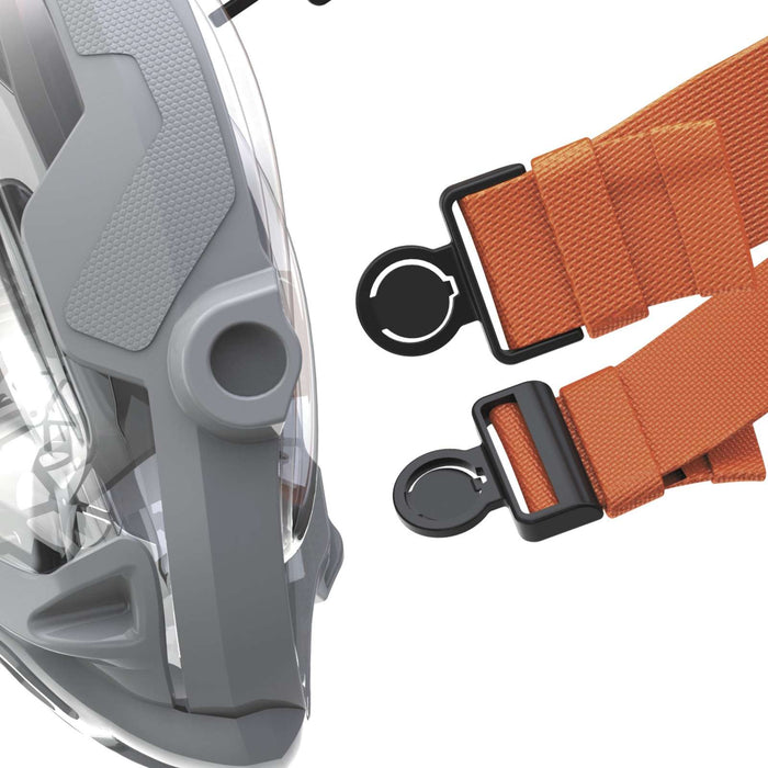 Máscara de Esnórquel de Cara Completa Libera Acuamarina-Naranja L-XL Seac 170-5AO-SKL