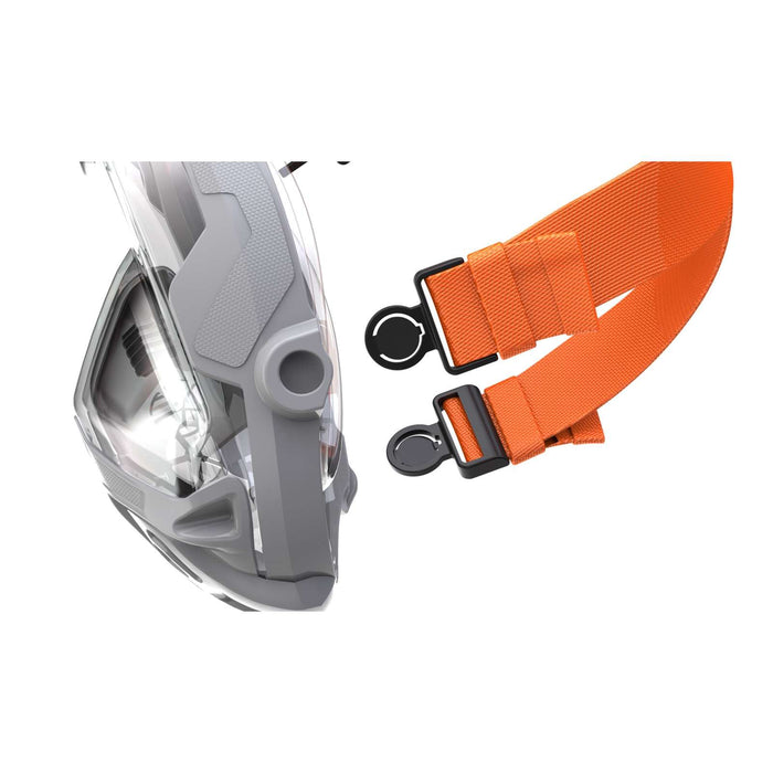 Máscara de buceo de cara completa Libera Acuamarina-Naranja XS-S Seac 170-7AO-SKL