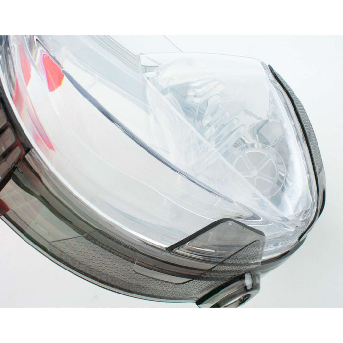 Máscara de buceo de cara completa Libera Negro-Naranja XS-S Seac 170-7NO-SKL