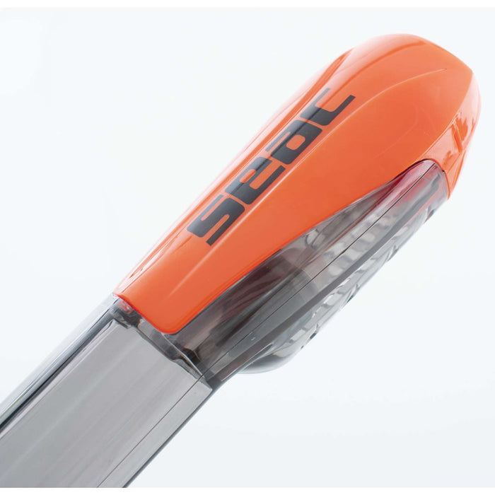 Máscara de buceo de cara completa Libera Negro-Naranja XS-S Seac 170-7NO-SKL