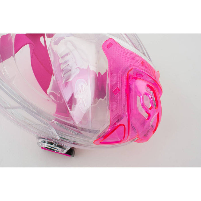 Máscara de buceo de cara completa Libera Transparente-Rosa XS-S Seac 170-7TP-SKL