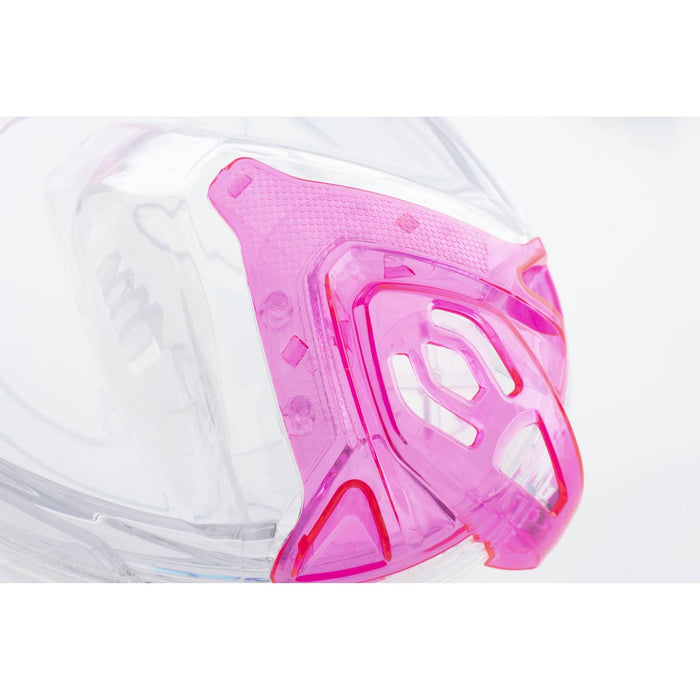 Máscara de buceo de cara completa Libera Transparente-Rosa XS-S Seac 170-7TP-SKL