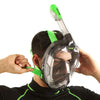 Máscara de buceo de cara completa Magica Gris-Clear-Lima L-XL Seac 170-9FL-SLT