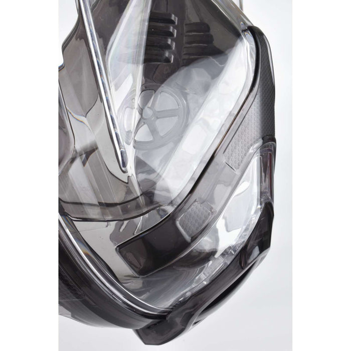Máscara de buceo de cara completa Magica Gris-Clear-Lima L-XL Seac 170-9FL-SLT