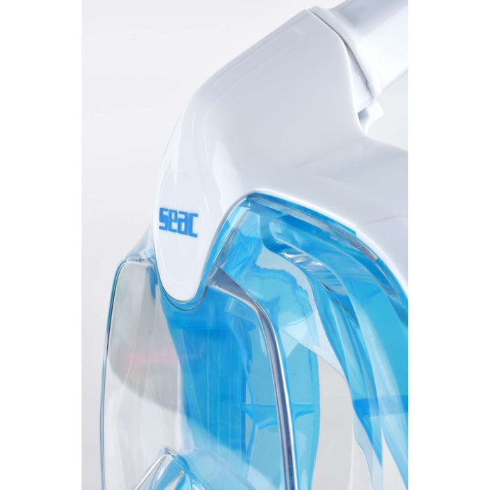 Máscara de buceo de cara completa Magica Blanca-Azul-Naranja L-XL Seac 170-9WO-SLT