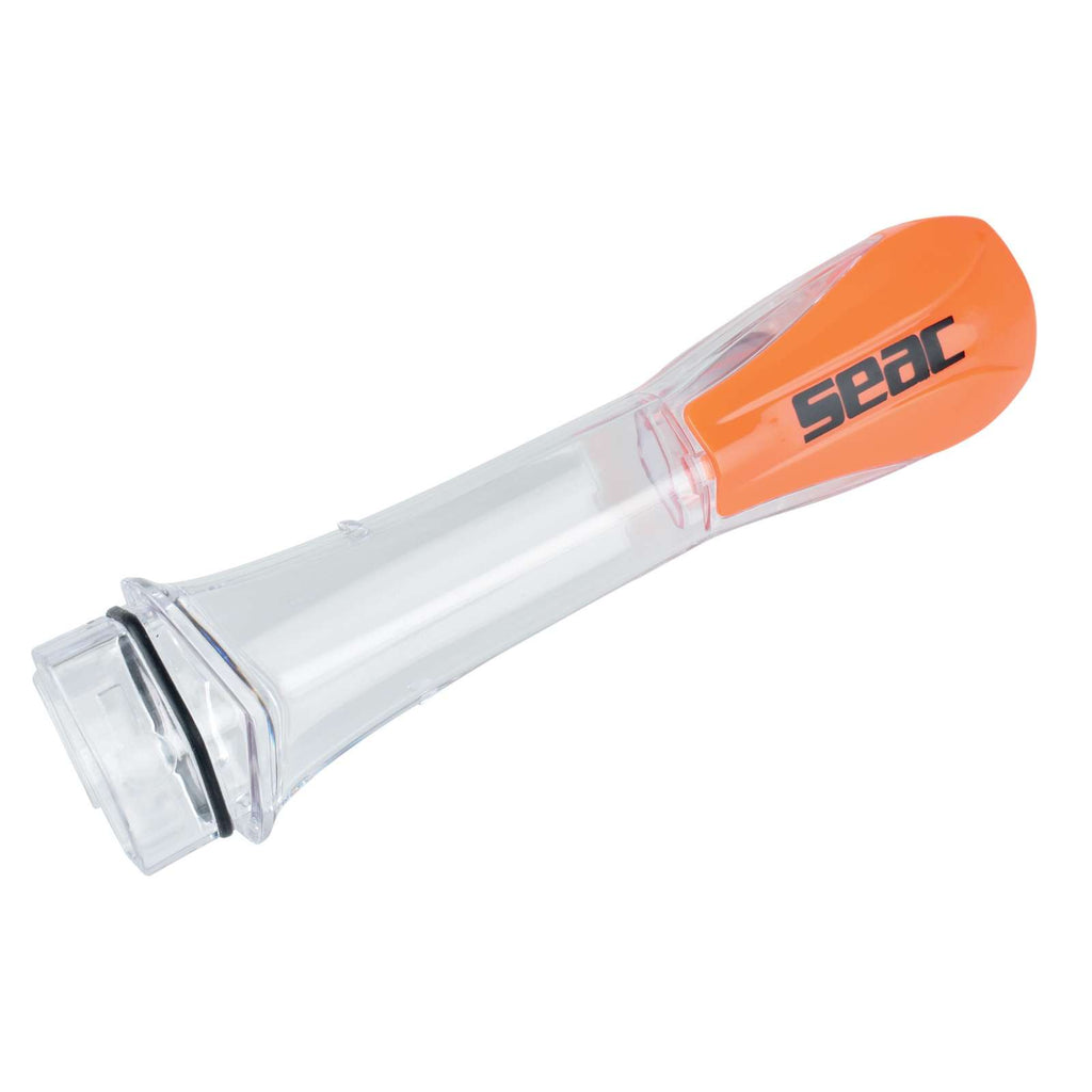 Snorkel Para Máscara Facial Completa Transparente-Naranja Seac 172-1T