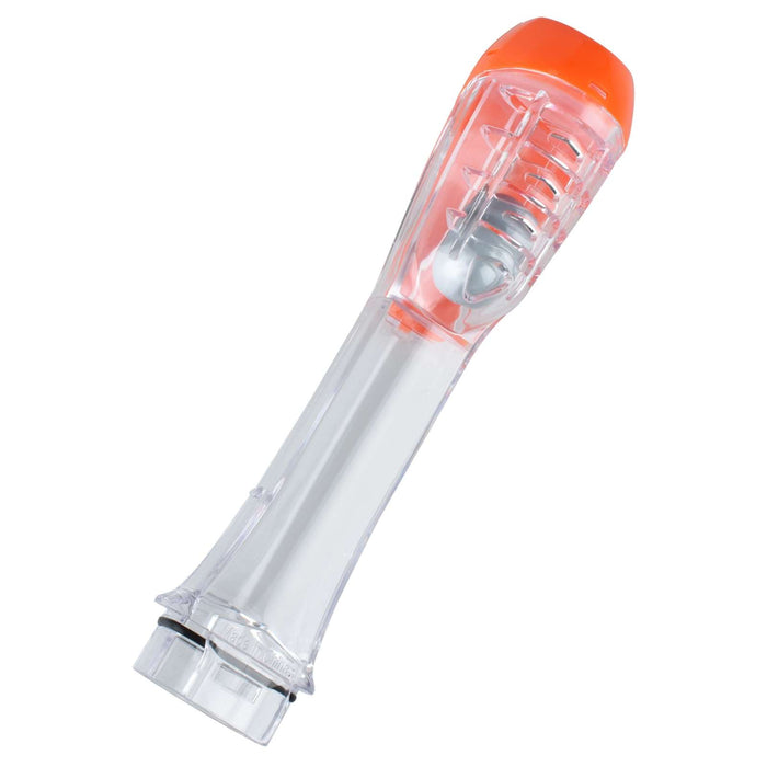 Snorkel Para Máscara Facial Completa Transparente-Naranja Seac 172-1T