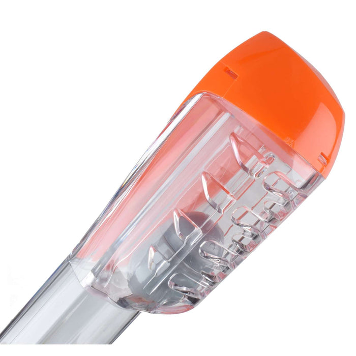 Snorkel Para Máscara Facial Completa Transparente-Naranja Seac 172-1T