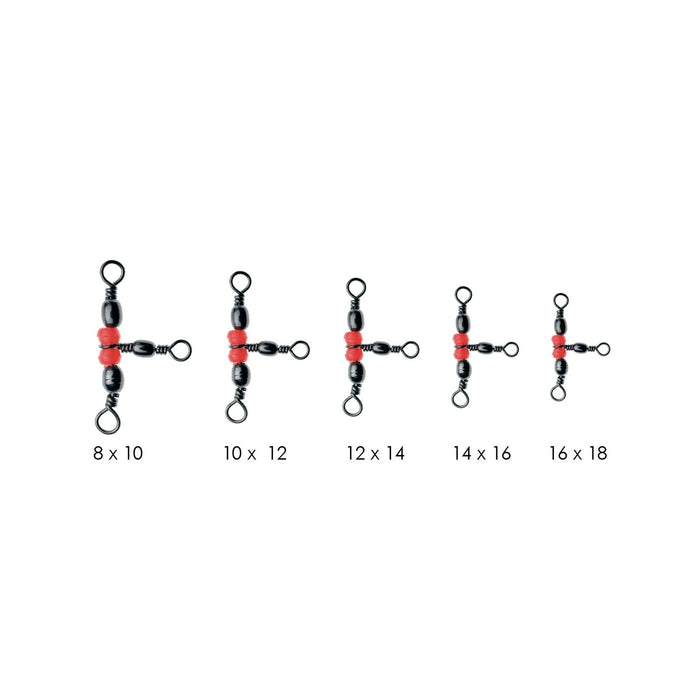 Triple Swivels With Beads 12pcs 16x18 Expert Predator 17730
