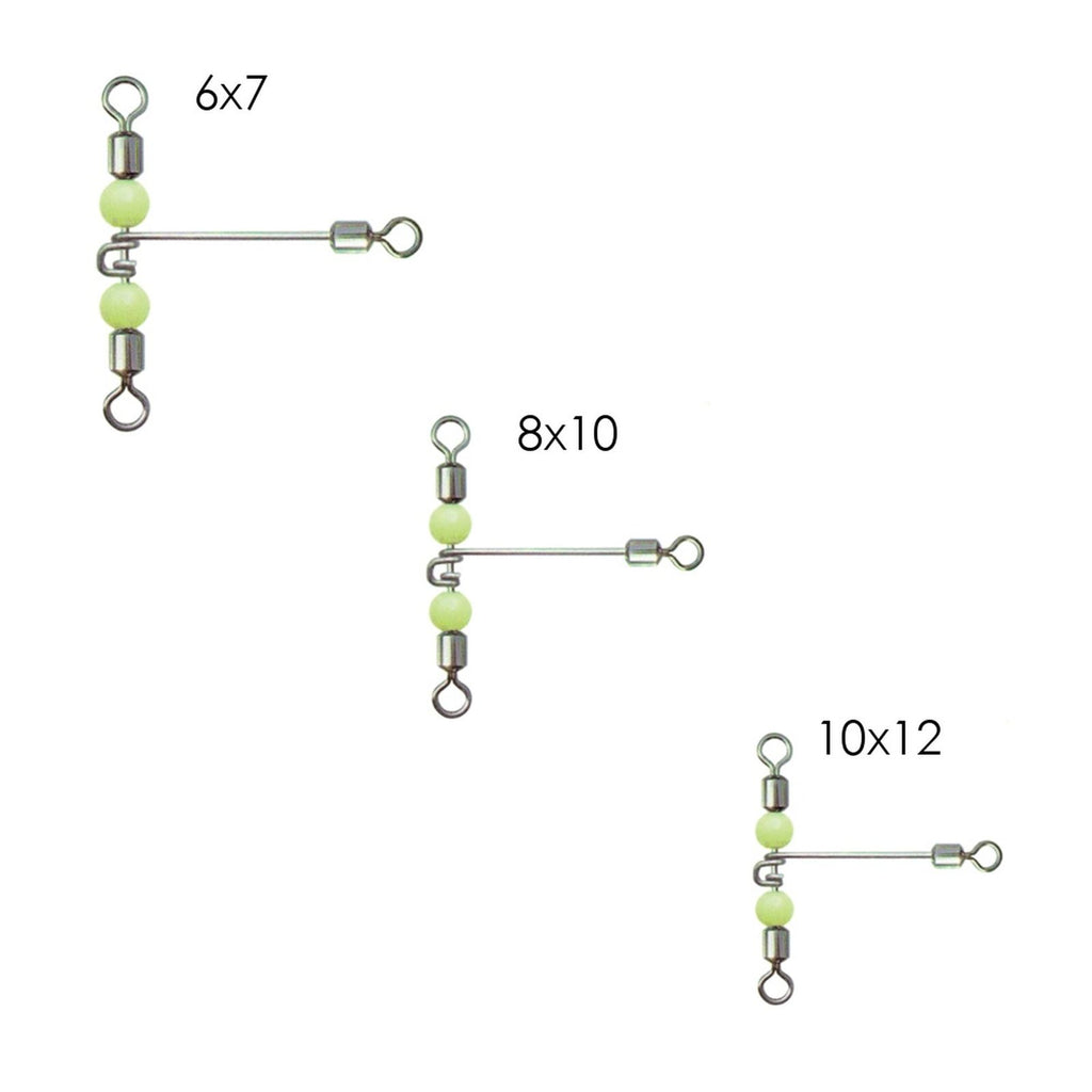 Rolling Swivels With Rotating Arm 6pcs 6x7 Expert Predator 17802