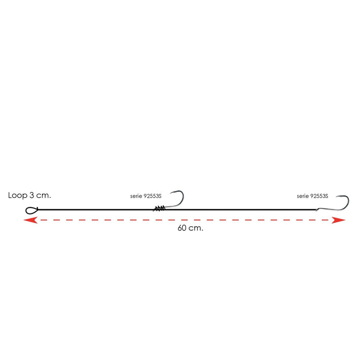 RIG Bleu Taille 2 Hameçons Taille 4-0 Expert Predator 1910740
