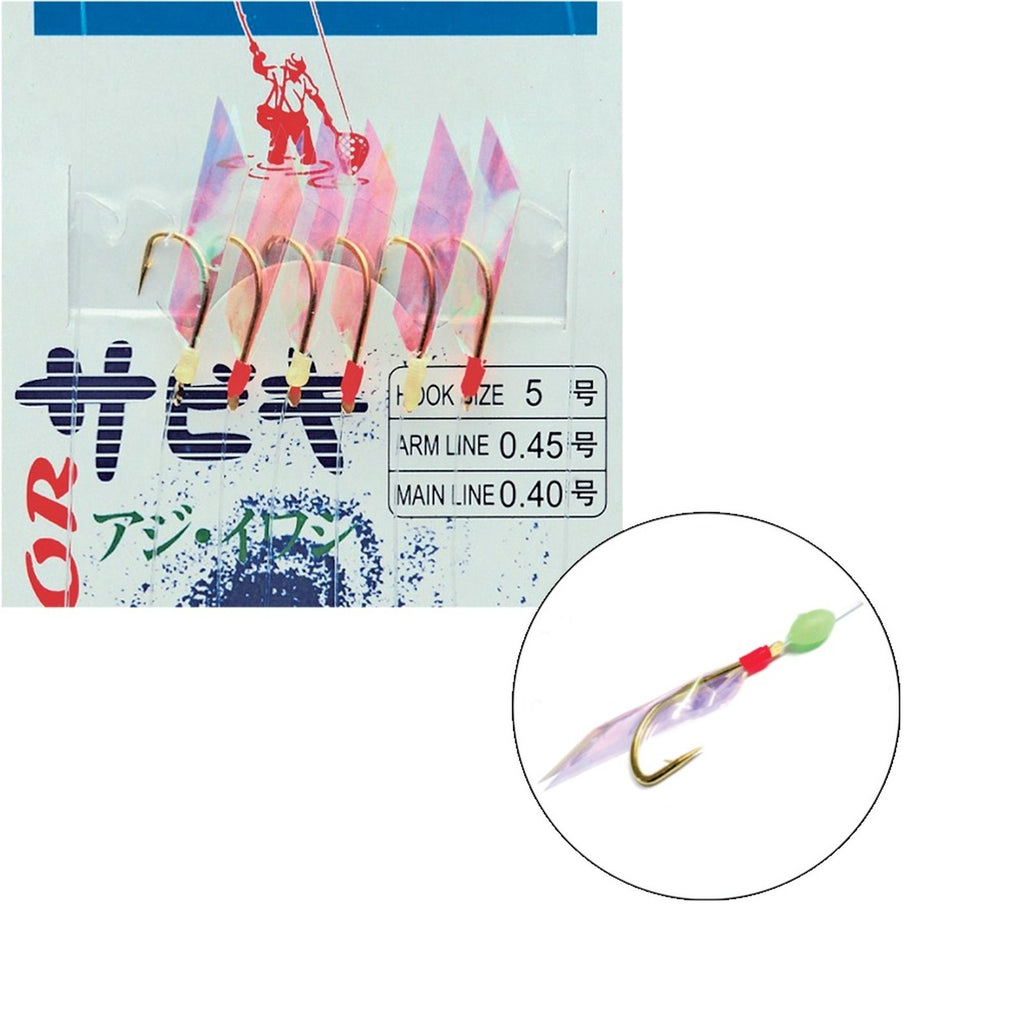 Rigs Sabiki Flasher 20pcs №4 Expert Predator 1955004