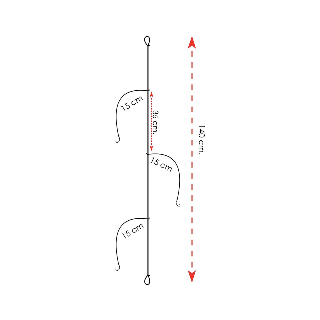 Gotowe zestawy 3 haki rozmiar 10 Expert Predator 2046010