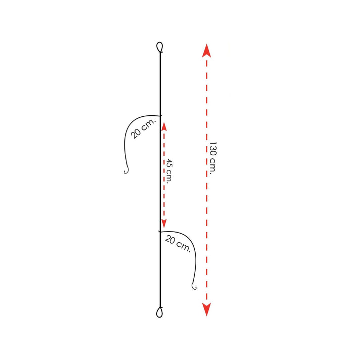 Ready Rigs 2 Hooks Size 6 Expert Predator 2046506