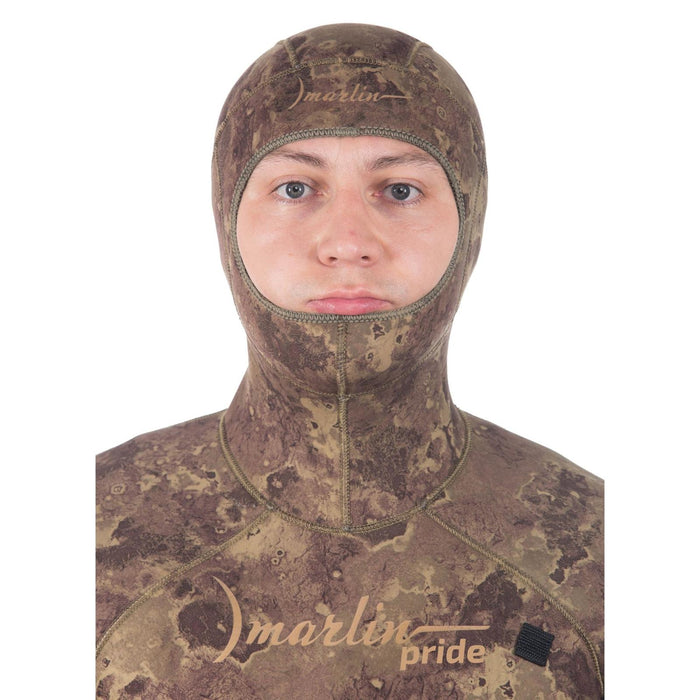 Spearfishing Full Wetsuit Pride Man 7mm Olive-Camo Size M Marlin 213315