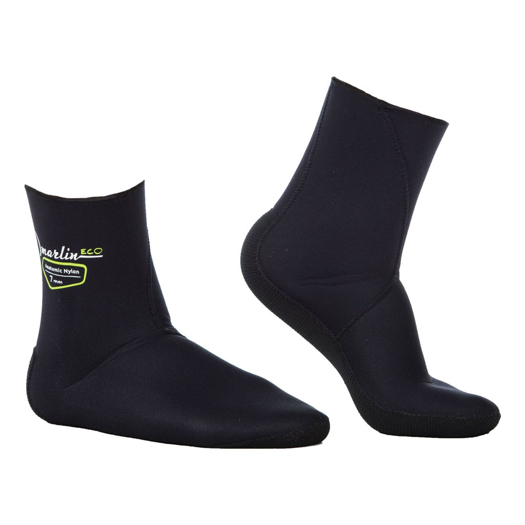Calcetines Anatómicos para Esnórquel Nylon Eco 3mm Negros Talla M Marlin 213461